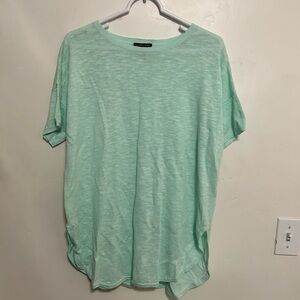 Eileen Fisher Green Relaxed Short‎ Sleeve Tee size small